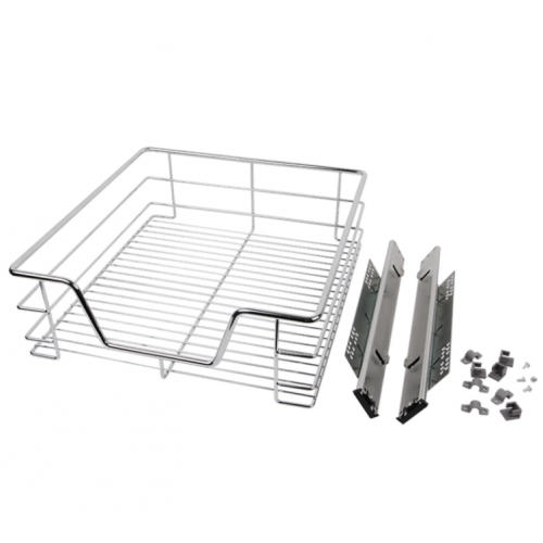 Кошик для посуду Muller у шафу без доводчика 564x425x140 мм Хром (714729)