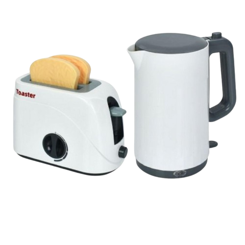 Набор бытовой техники тостер механический 17 см/чайник звук свет 16,5 см (2847998953)
