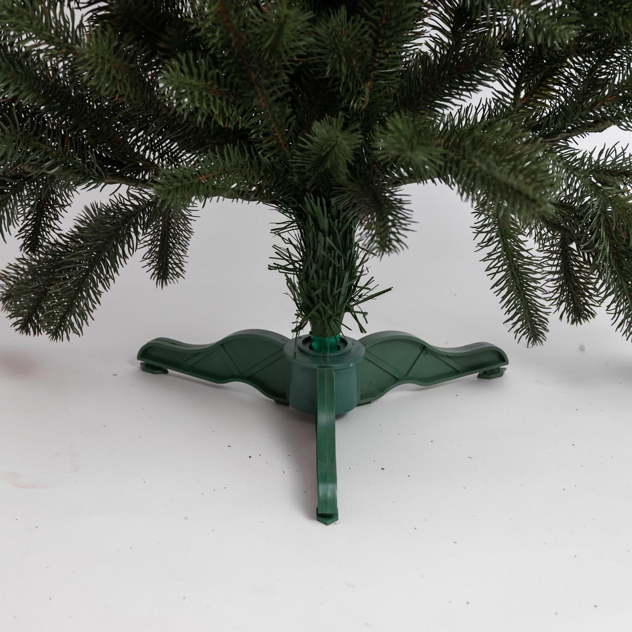 Штучна ялинка лита SOK-M-D-5 на пластиковій підставці 150 см Зелений (30123460) - фото 3
