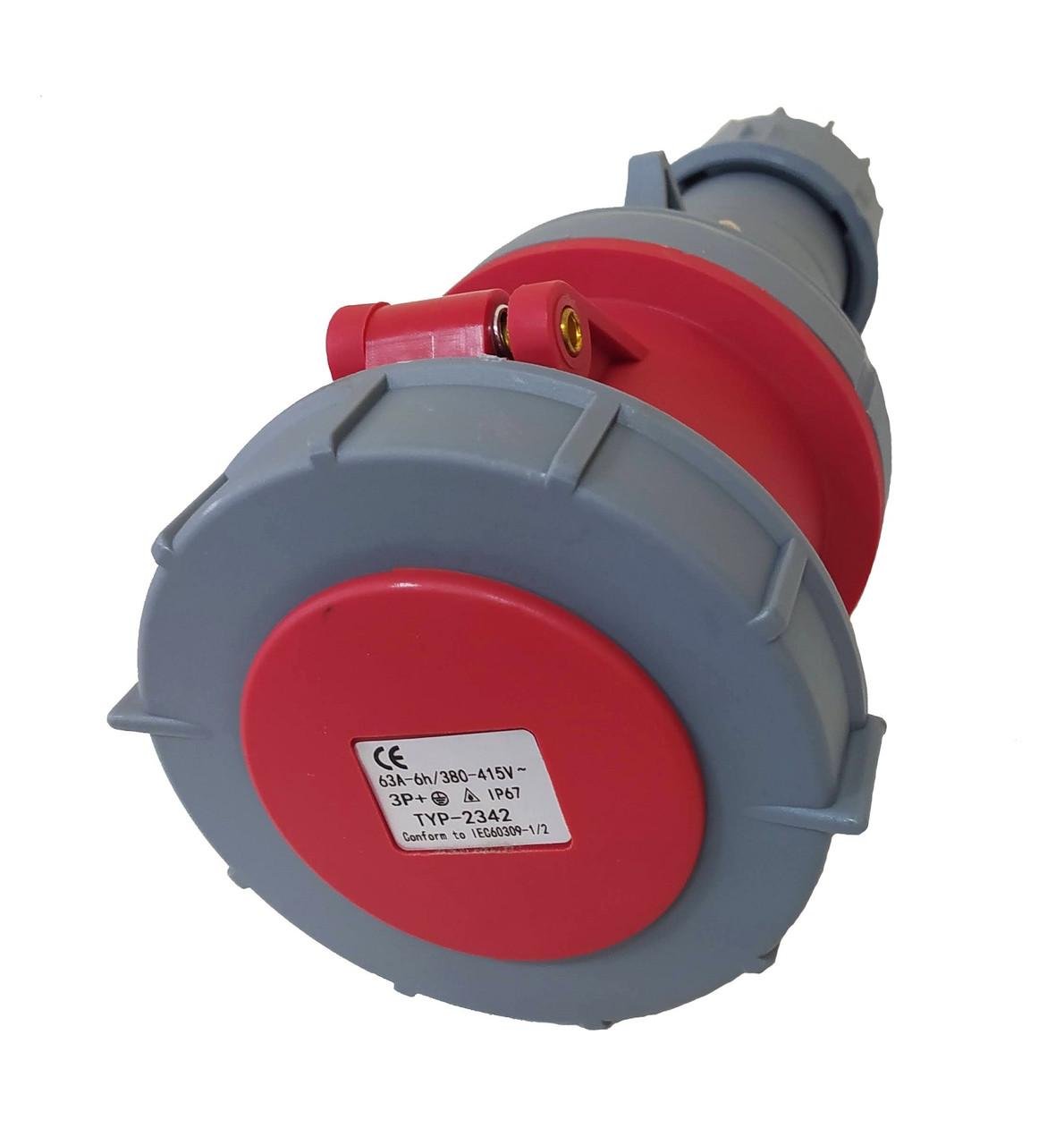 Розетка переносная TechnoSystems 3Р+РЕ 63А 380В IP67 (5502496)