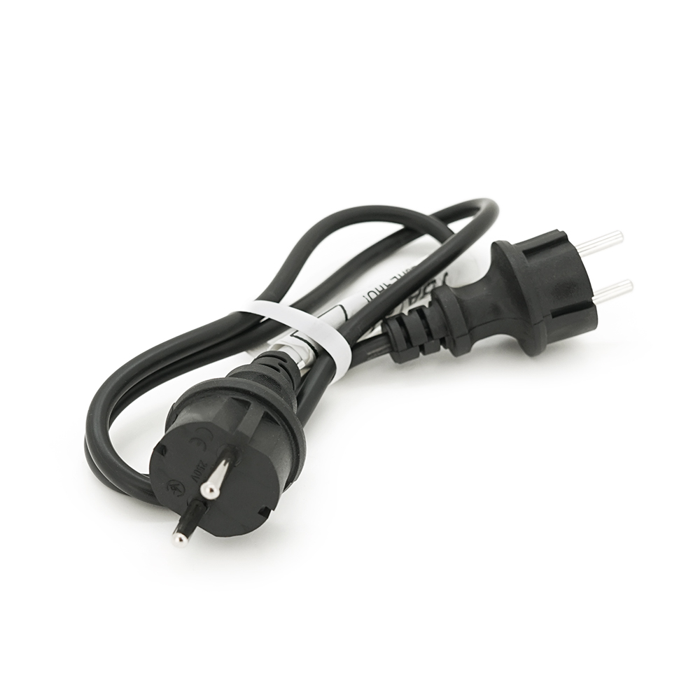 Кабель для подключения генератора с двумя литыми вилками 3100 Вт 14А 250В 2х1,5 мм 1 м (YUT_V9865)