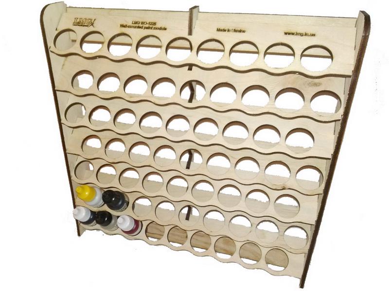 Настенный модуль LMG WO-1226 для 63 емкостей диаметром 25 мм