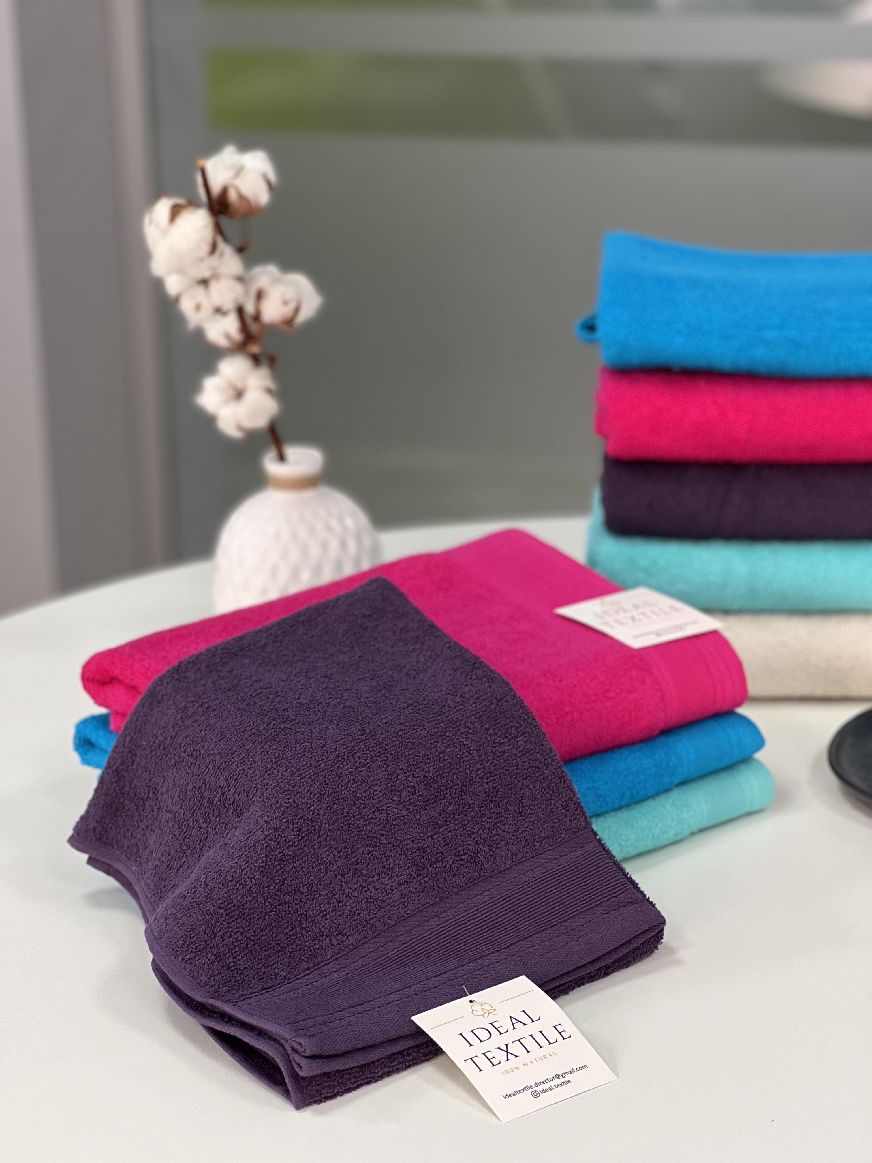 Полотенце махровое с бордюром 400г/м2 100х150 см Темно-фиолетовый (9900244) - фото 9 Полотенце махровое с бордюром 400г/м2 100х150 см Темно-фиолетовый (9900244) - фото 9