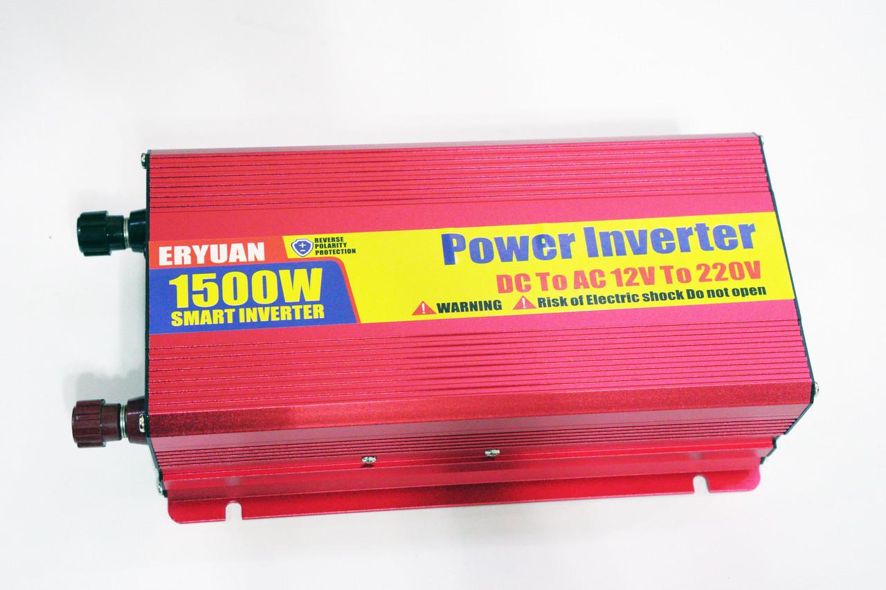 Автомобильный инвертор ERYUAN 1500W DC/AC 12V-220V Red (17895390) - фото 3