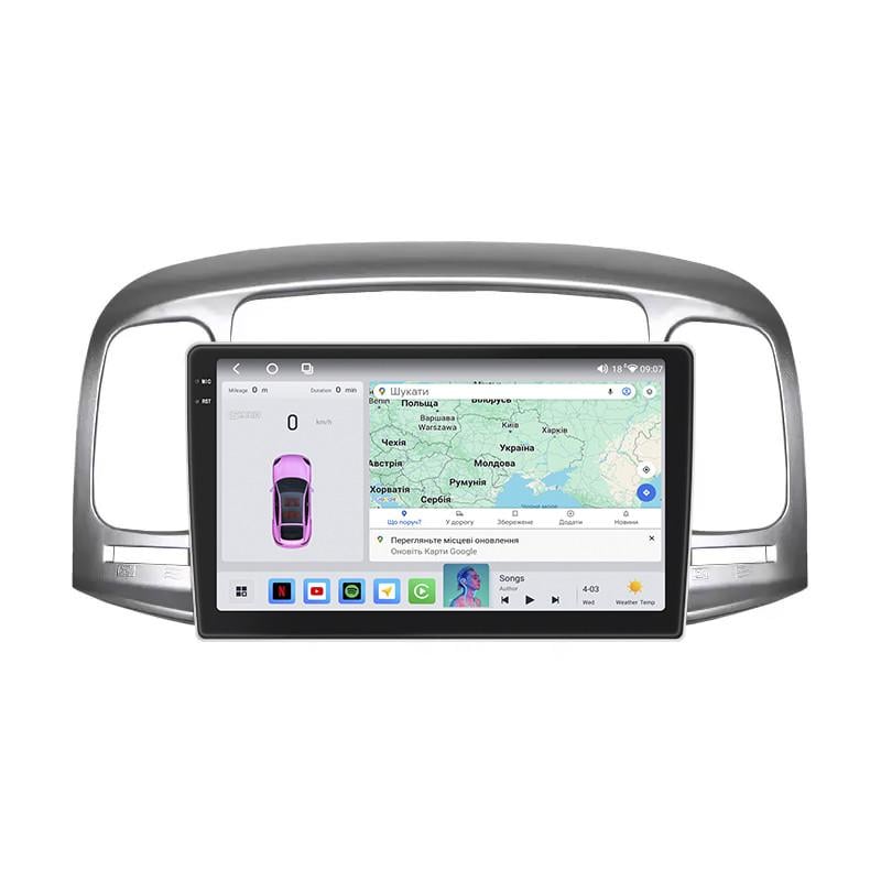 Автомагнитола штатная Lesko для Hyundai Verna II 2005-2010 4/64 QLED CarPlay 4G Wi-Fi GPS Prime 9" (22391932) Автомагнитола штатная Lesko для Hyundai Verna II 2005-2010 4/64 QLED CarPlay 4G Wi-Fi GPS Prime 9" (22391932)