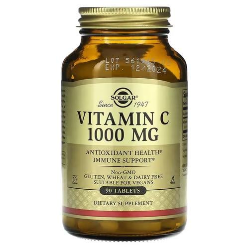 Витамин С Solgar Vitamin C 1000 мг 90 tablets (SOL-03275)