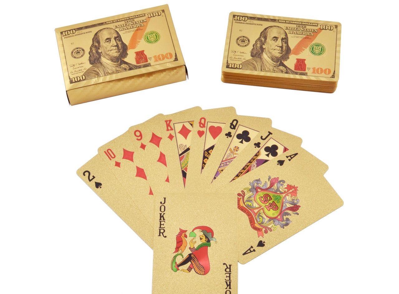 Карты игральные Dollar Gold №408-5 пластиковые 54 шт. (1249971127)