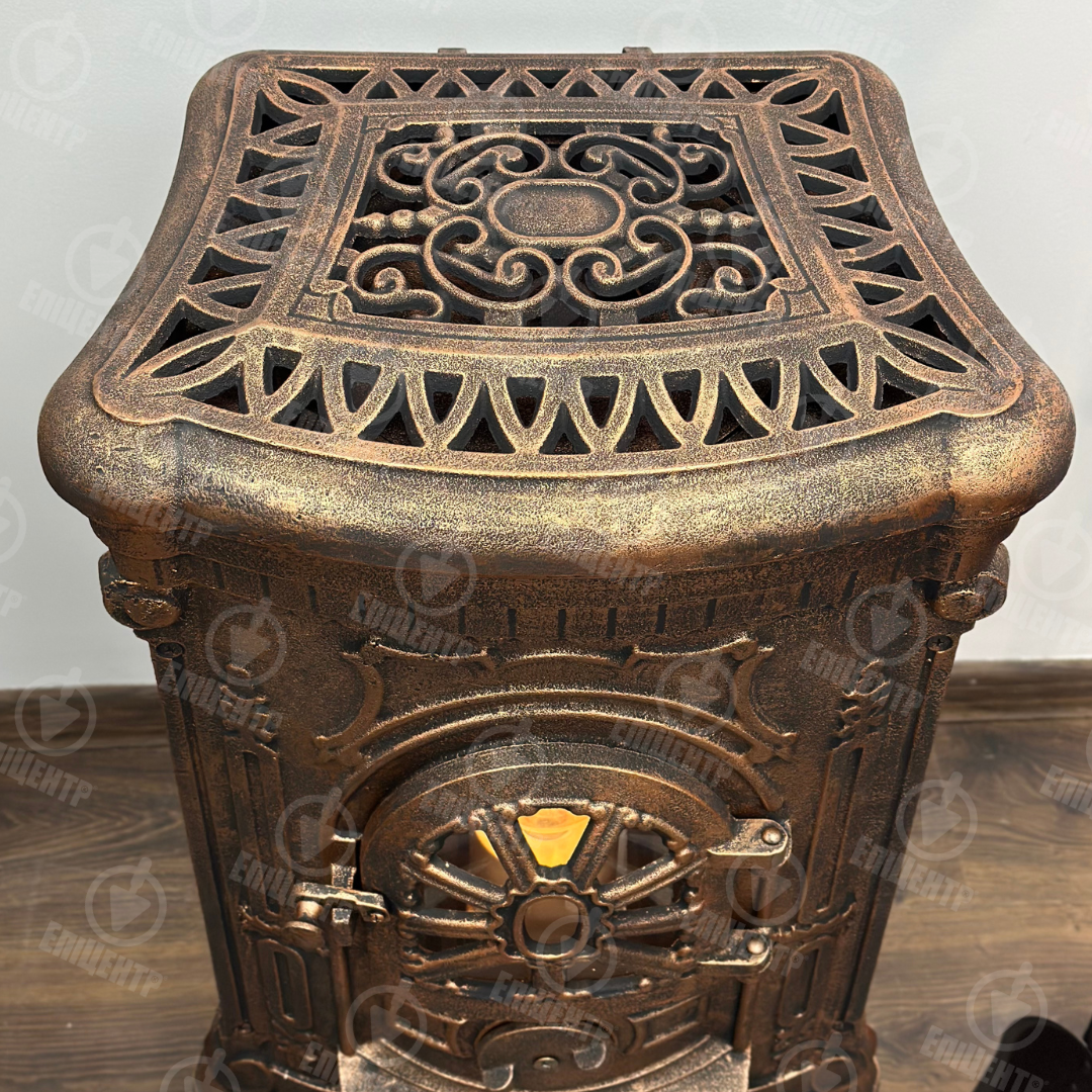 Піч-камін чавунна Eurokom Ambra з варильною поверхнею та подвійною стінкою 9 кВт (13002697) - фото 6 Піч-камін чавунна Eurokom Ambra з варильною поверхнею та подвійною стінкою 9 кВт (13002697) - фото 6