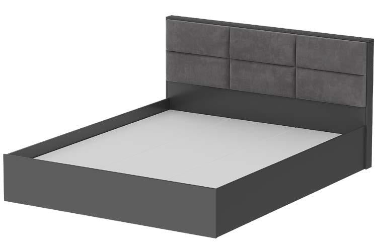 Кровать двуспальная Everest Лайт КЛ-1600 каркас щит ДСП Графит (11438) - фото 2 Кровать двуспальная Everest Лайт КЛ-1600 каркас щит ДСП Графит (11438) - фото 2