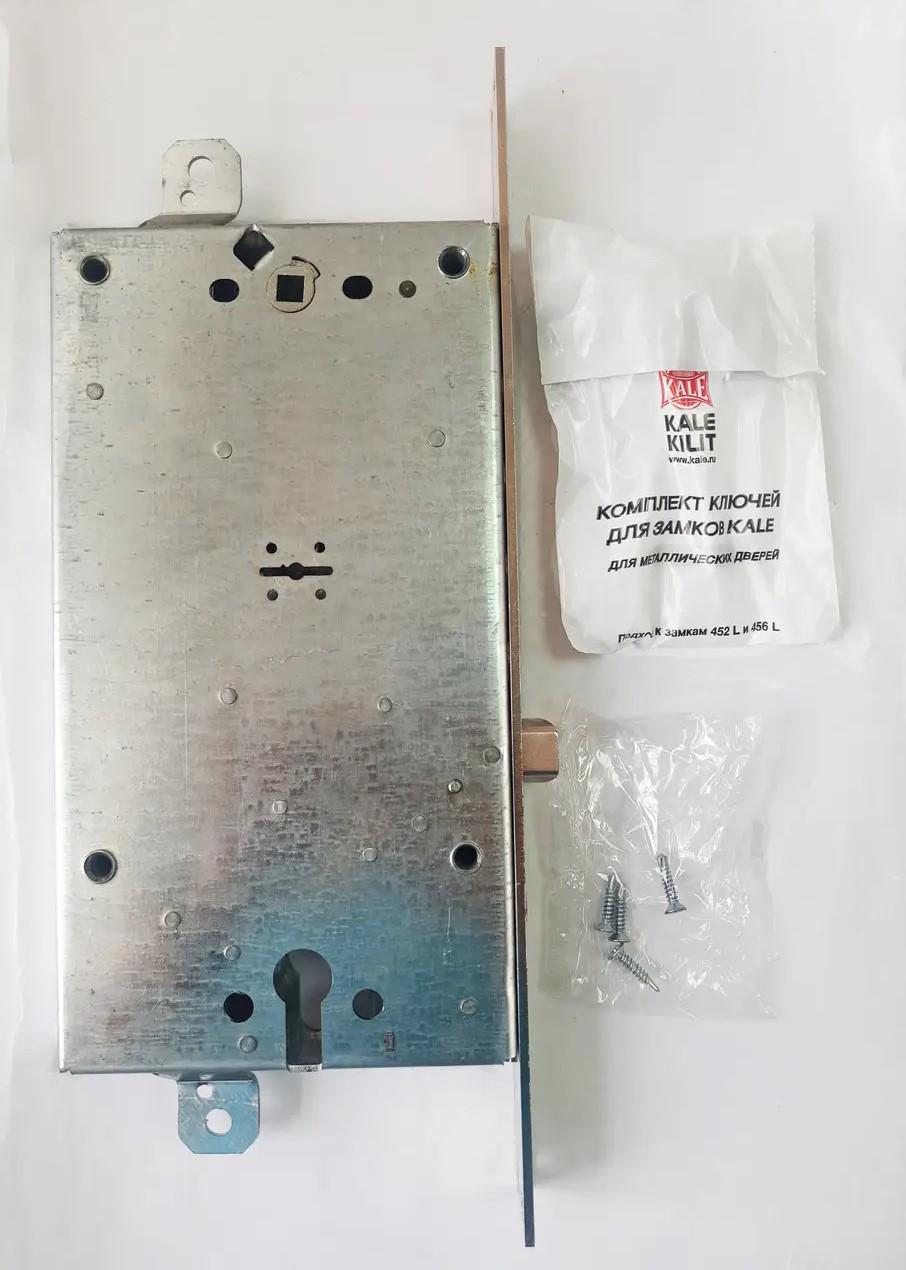 Замок 456 L двухсистемный хром 5 ключей (1-30175) - фото 6 Замок 456 L двухсистемный хром 5 ключей (1-30175) - фото 6
