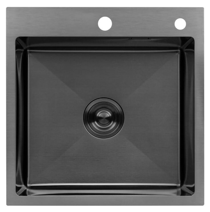 Мийка для кухні Kroner KRP Schwarze 5050HM PVD 3,0/1,0 мм (CV022793)