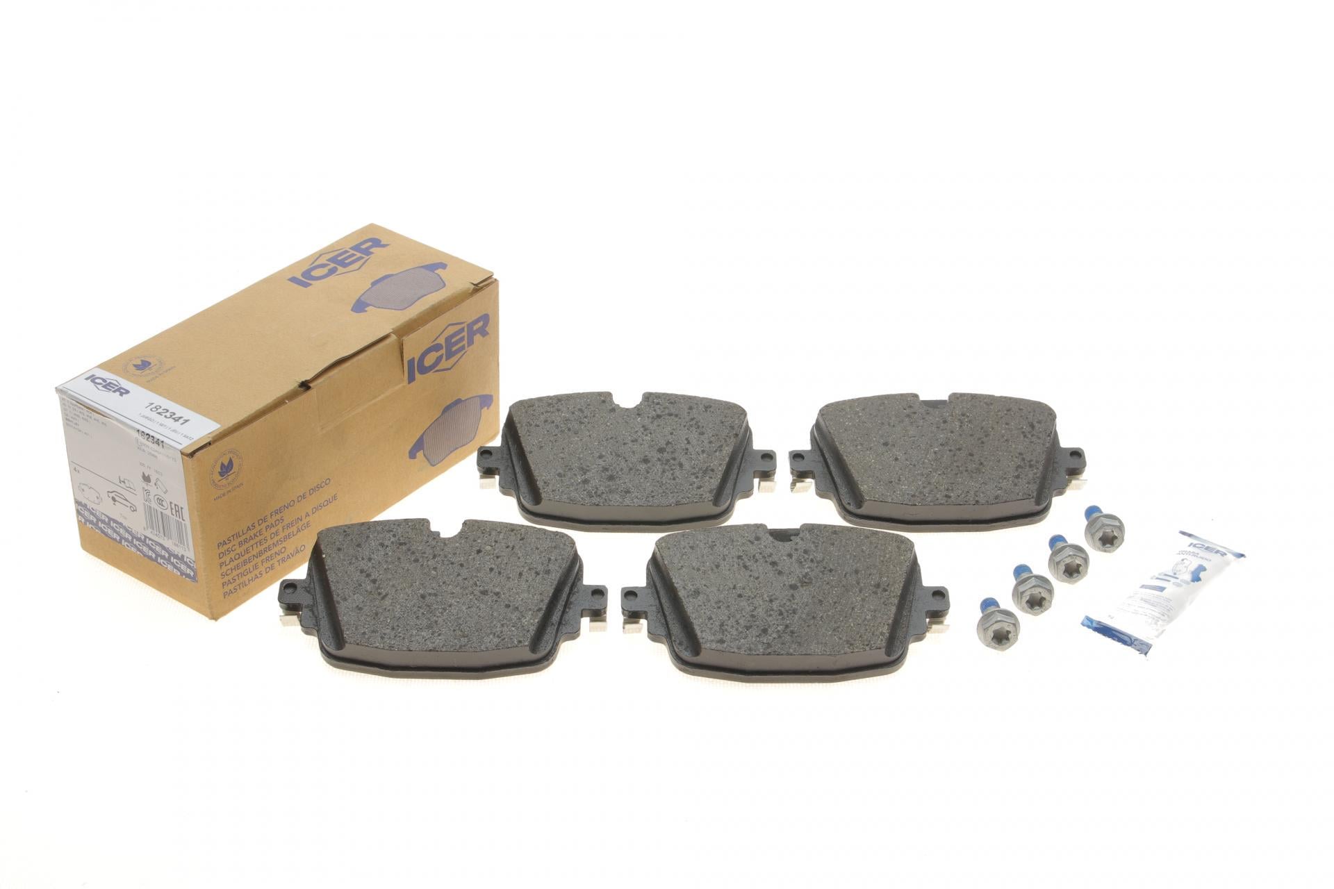 Колодки тормозные задние ICER Audi A6/A7/A8/Q7/Q8/Bentley Bentayga 15- (182341)