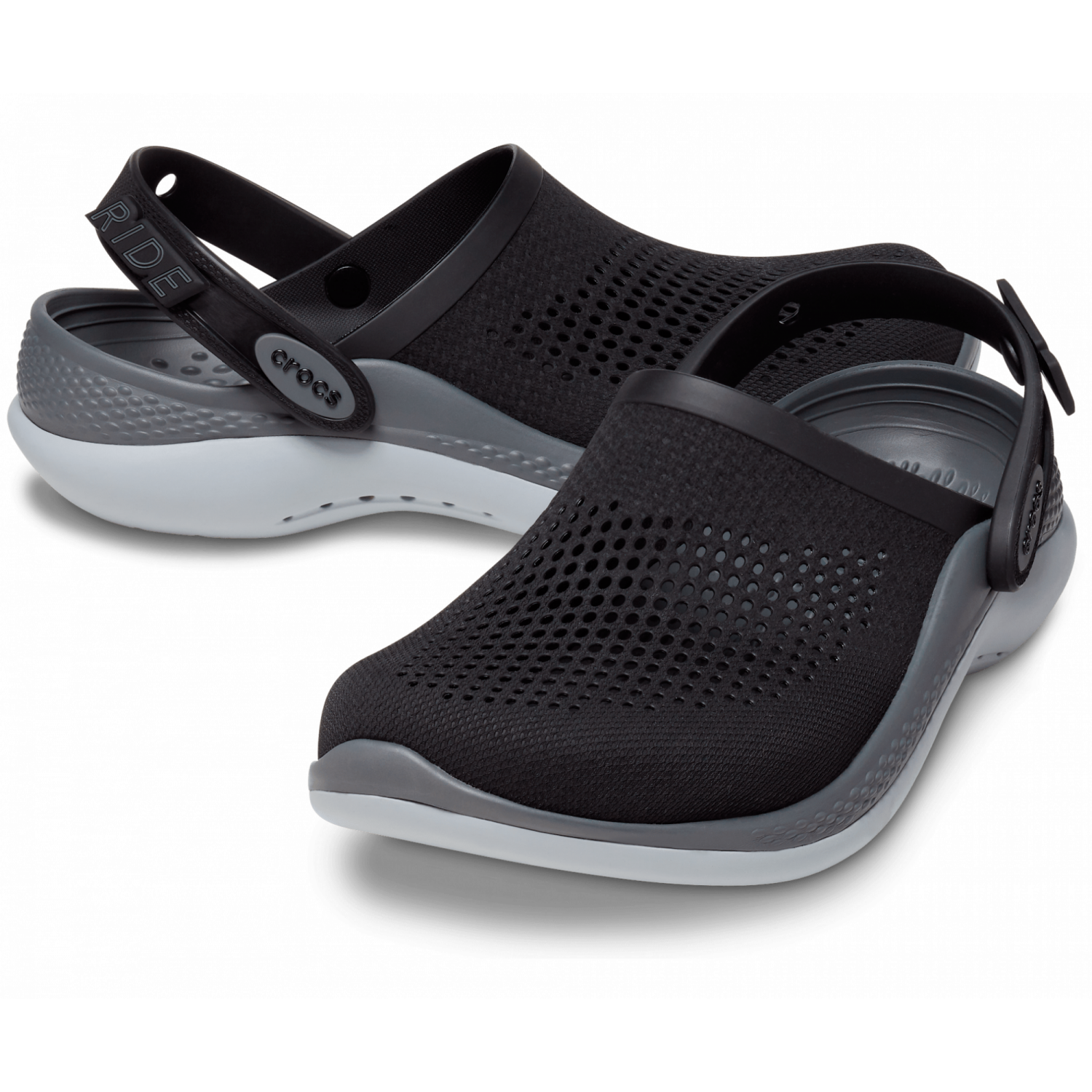 Сабо Crocs LiteRide 360 Clog M11 р. 44 28,5 см Black/Slate Grey (206708) - фото 3