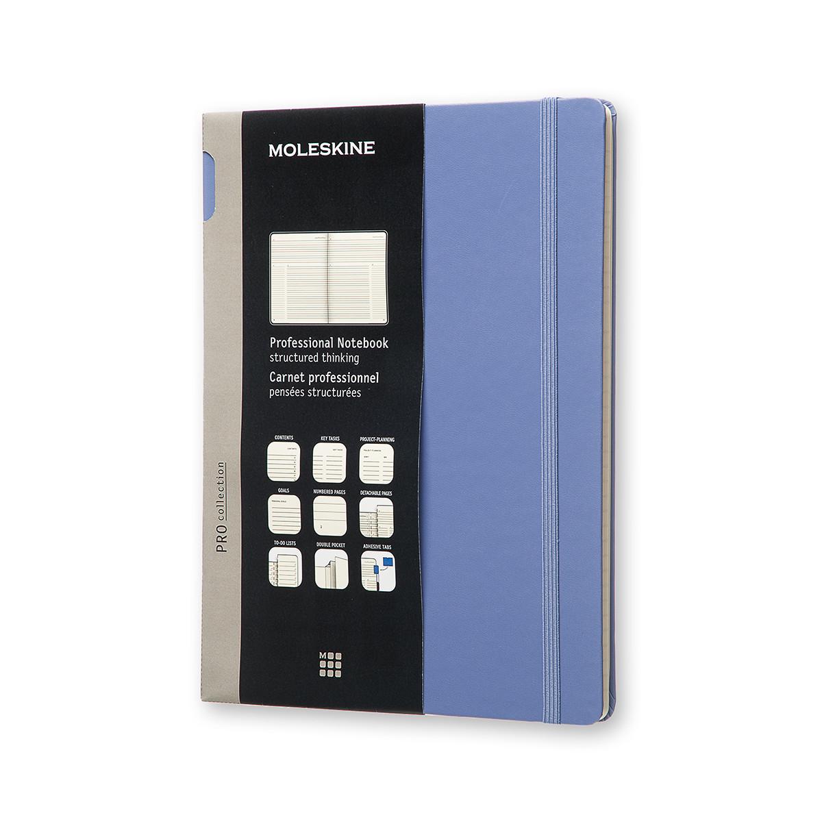 Блокнот Moleskine PRO большой 19х25 см 192 страницы лаванда (8051272891393)