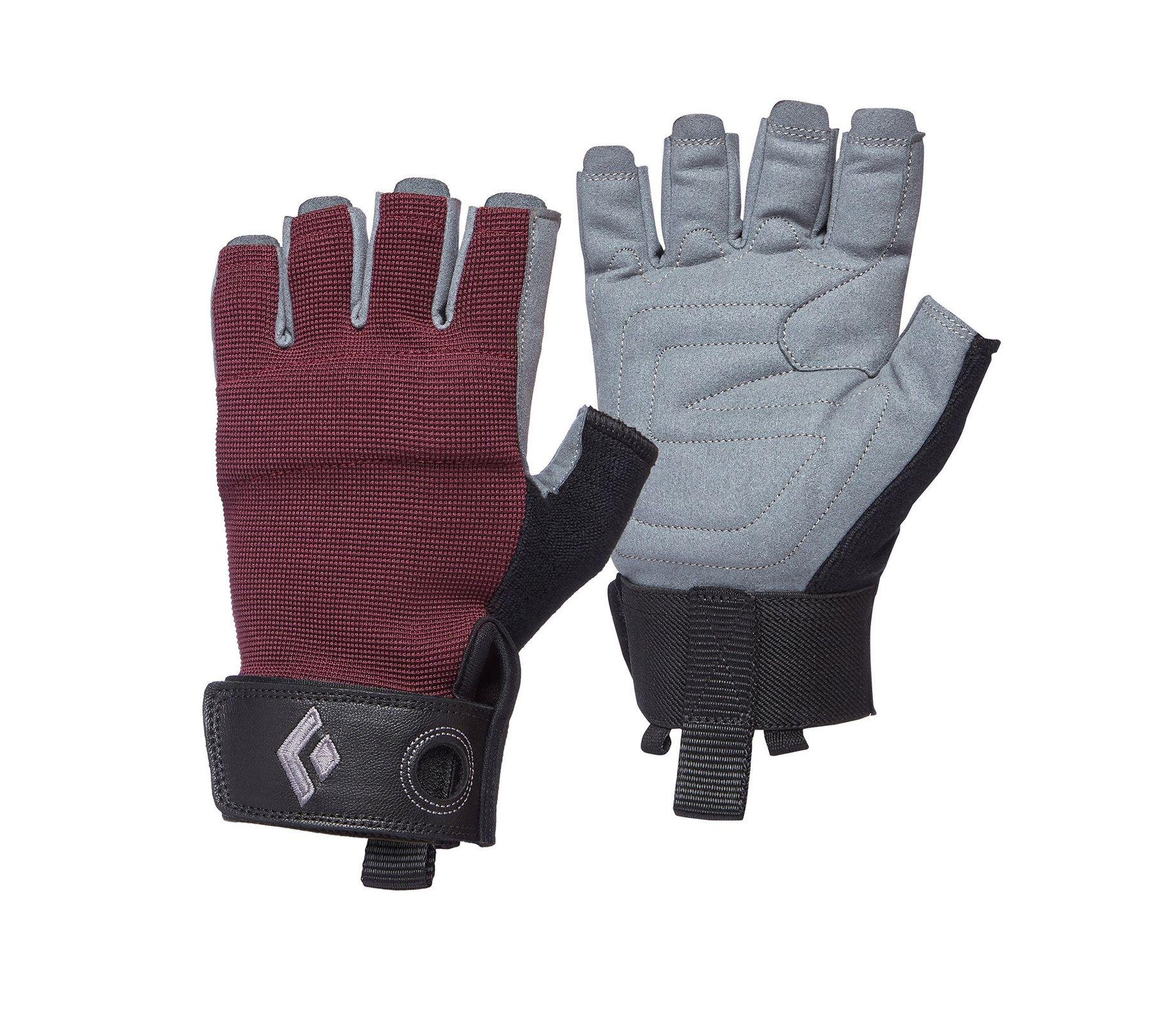 Рукавиці Black Diamond W Crag Half-Finger Gloves Bordeaux XS (1033-BD 801868.6018-XS)