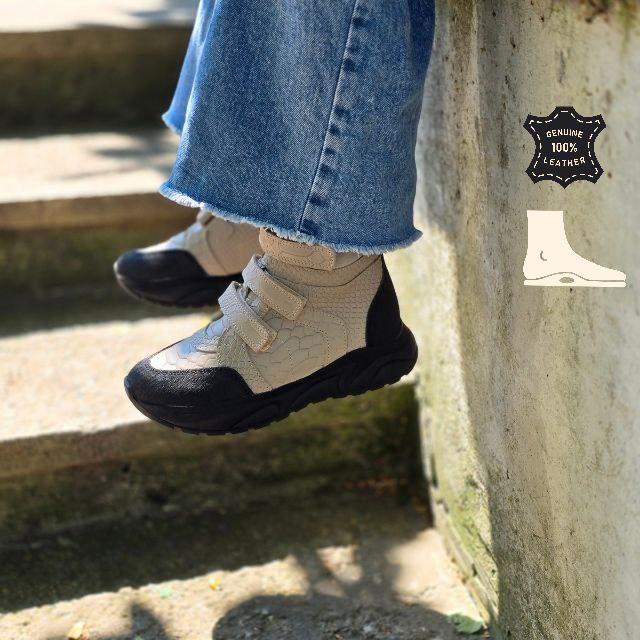 Черевики дитячі ортопедичні з жорстким задником і супінатором р. 39 Бежевий (2493762226) - фото 2