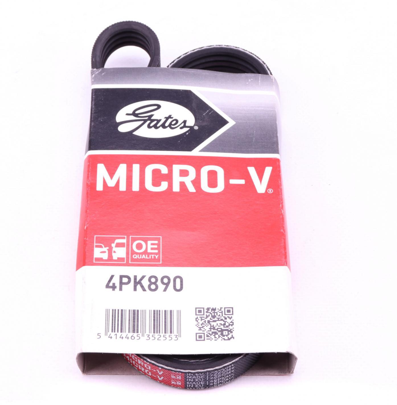 Ремень генератора GATES Audi/BMW/Fiat/Kia/Mazda (4PK890)