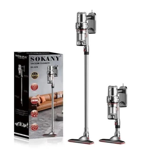 Пилосос вертикальний Sokany колбовий із циклонним фільтром 2000 Вт (SK-3377/12) - фото 2 Пилосос вертикальний Sokany колбовий із циклонним фільтром 2000 Вт (SK-3377/12) - фото 2