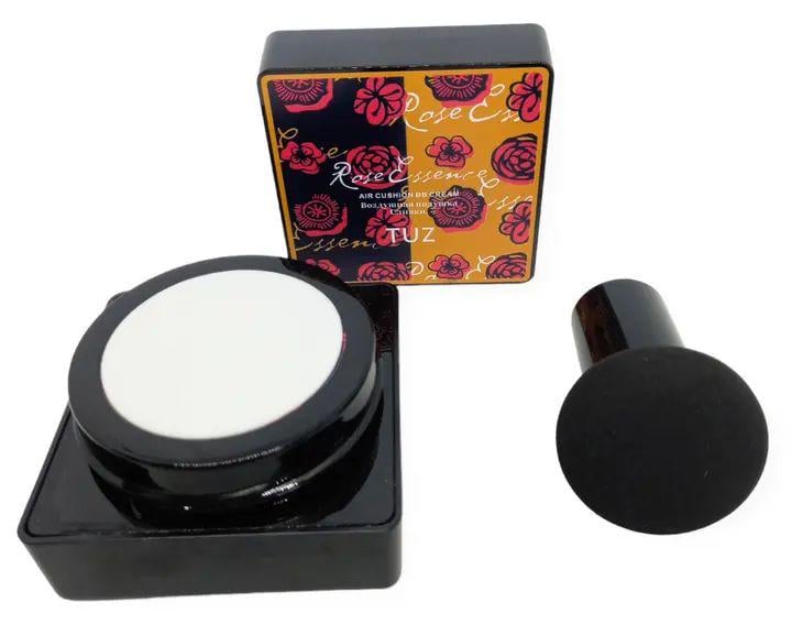 Комплект тональный крем кушон 20 мл и консиллер 10 мл TUZ Air cushion Beauty для всех типов кожи спонжем и мешочком