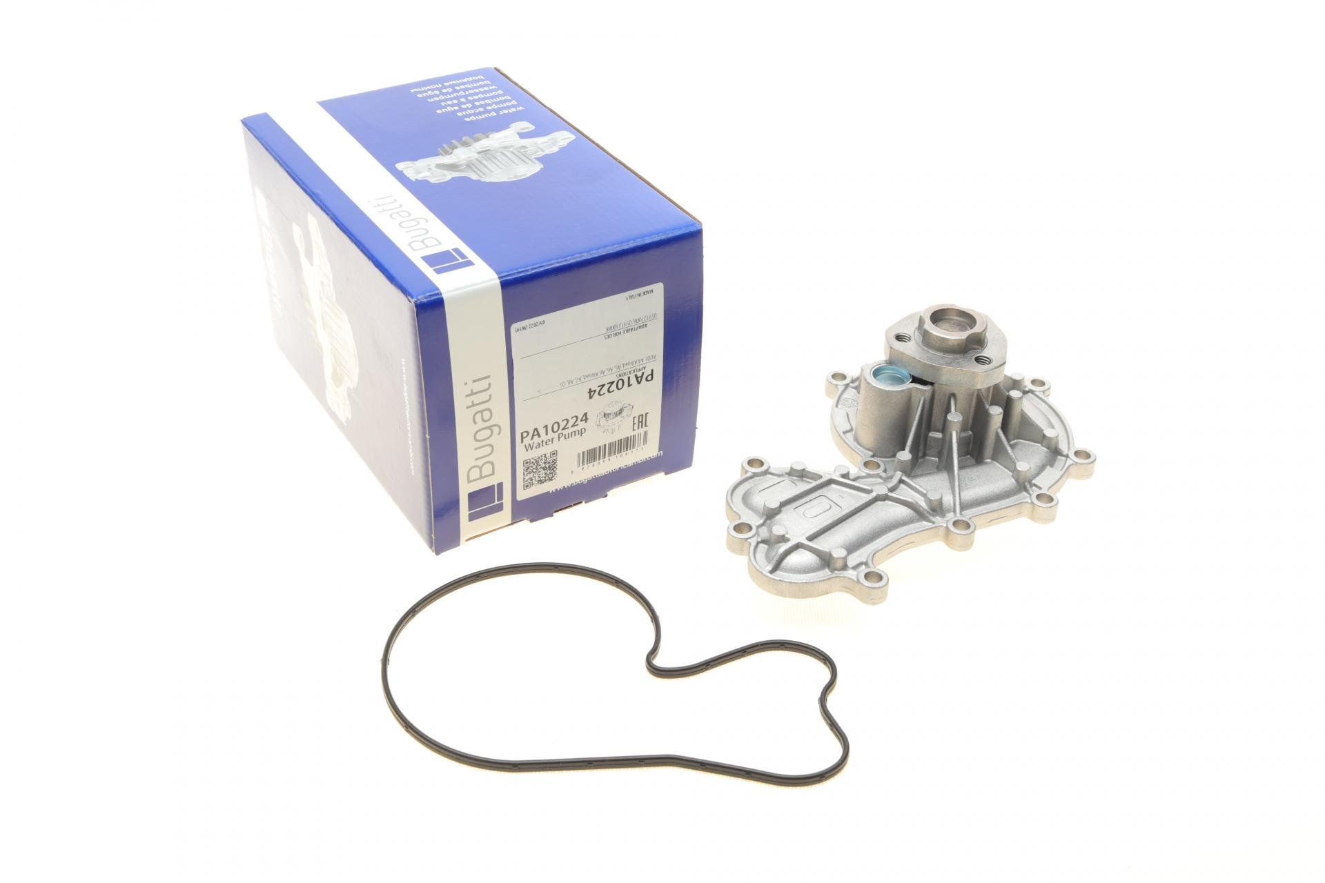 Помпа води Bugatti Audi A4/A7/Q5/Q7 3.0TDI quattro 11- R/B 6 лопастей (PA10224)