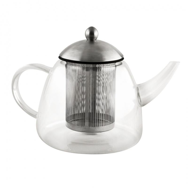 Заварник скляний для чаю з сіткою Lora NG3 1300 л