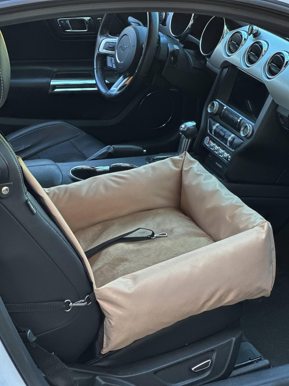 Автокрісло-автогамак Incor для собак і кішок зі знімним чохлом 52x52 см Бежевий (Б-52) - фото 7 Автокрісло-автогамак Incor для собак і кішок зі знімним чохлом 52x52 см Бежевий (Б-52) - фото 7