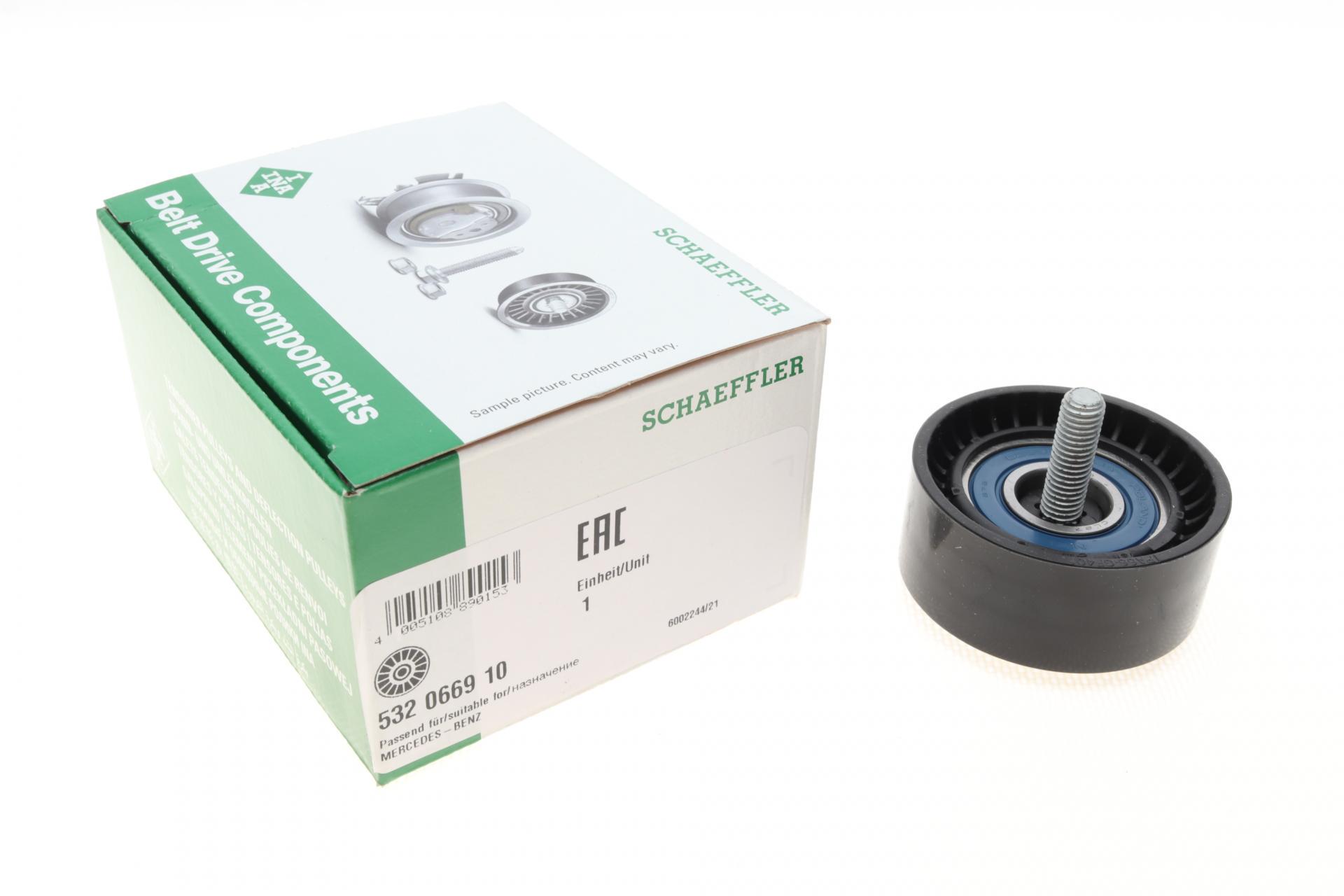Ролик генератора INA 532 0669 10 MB W169/245 04-12 паразитный 58x25 мм M266