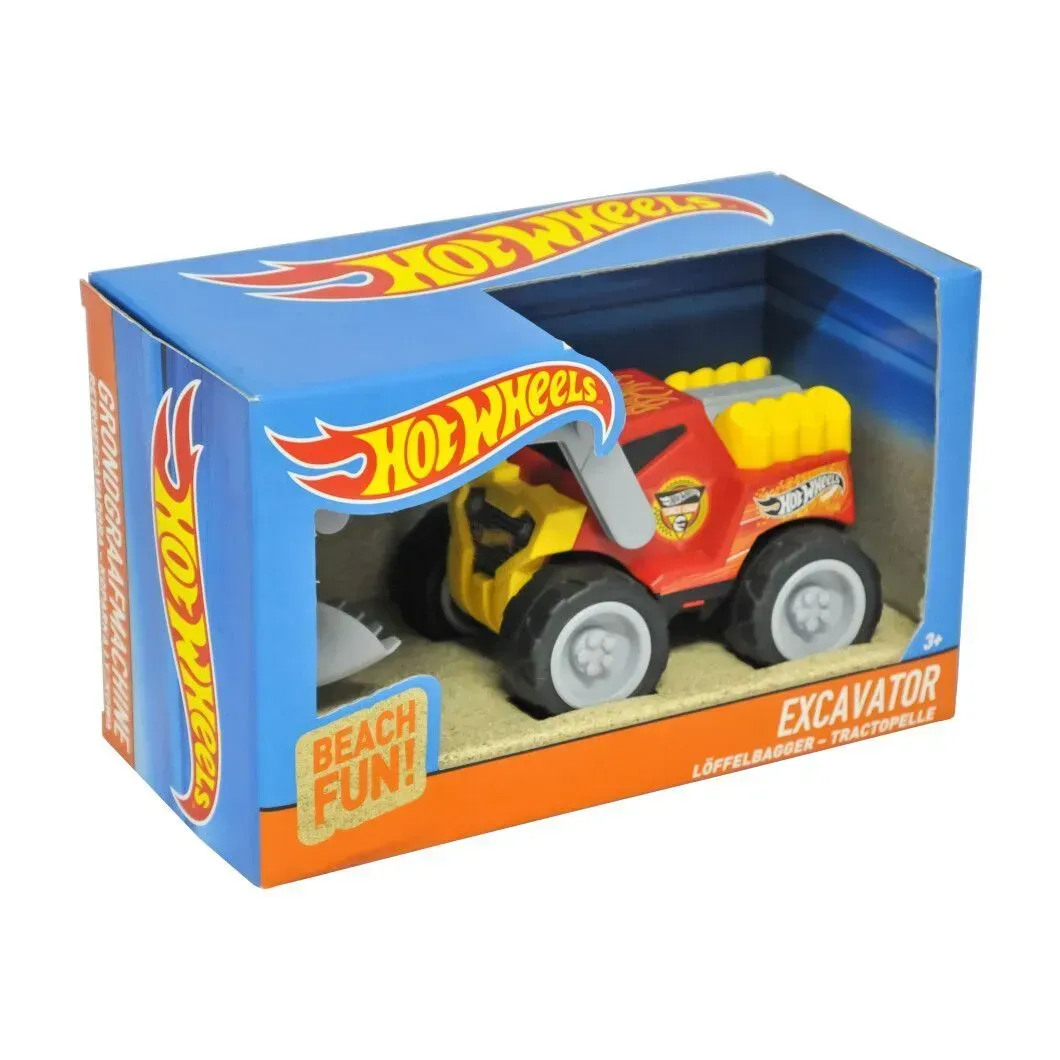 Игрушечный экскаватор Hot Wheels из пластика 29 см Красный (150-98-TG2445)