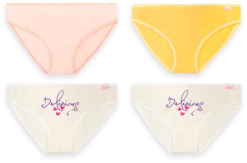 Трусы детские хлопковые для девочки Gabbi Тортик-1 4 шт. 164 см (12704)