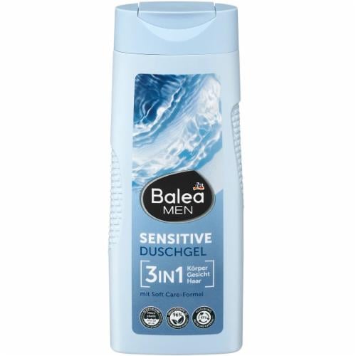 Гель для душа Balea MEN Sensitive 3 in 1 300 мл (31194116)