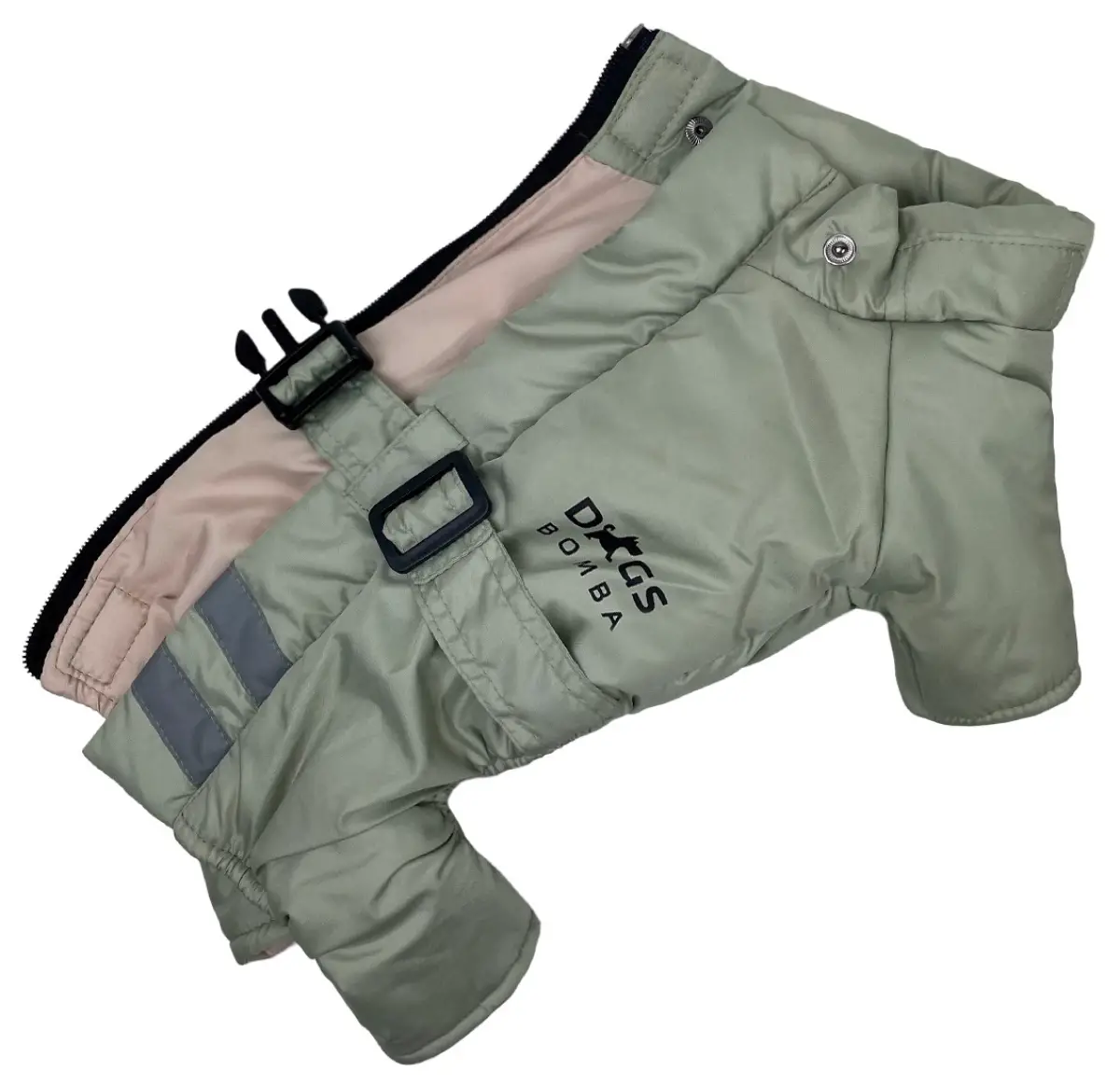 Комбінезон зимовий Dogs Bomba з поясом р. 2 Олива - фото 3 Комбінезон зимовий Dogs Bomba з поясом р. 2 Олива - фото 3