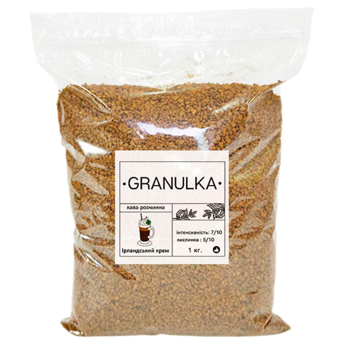 Кофе растворимый ароматизированный Granulka Ирландский крем 1 кг