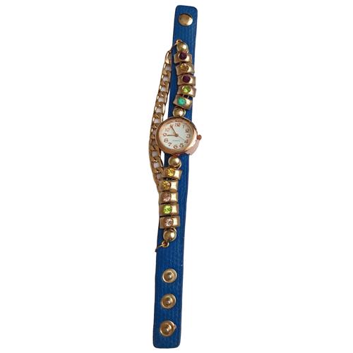 Наручные часы женские 371 Gold/Blue