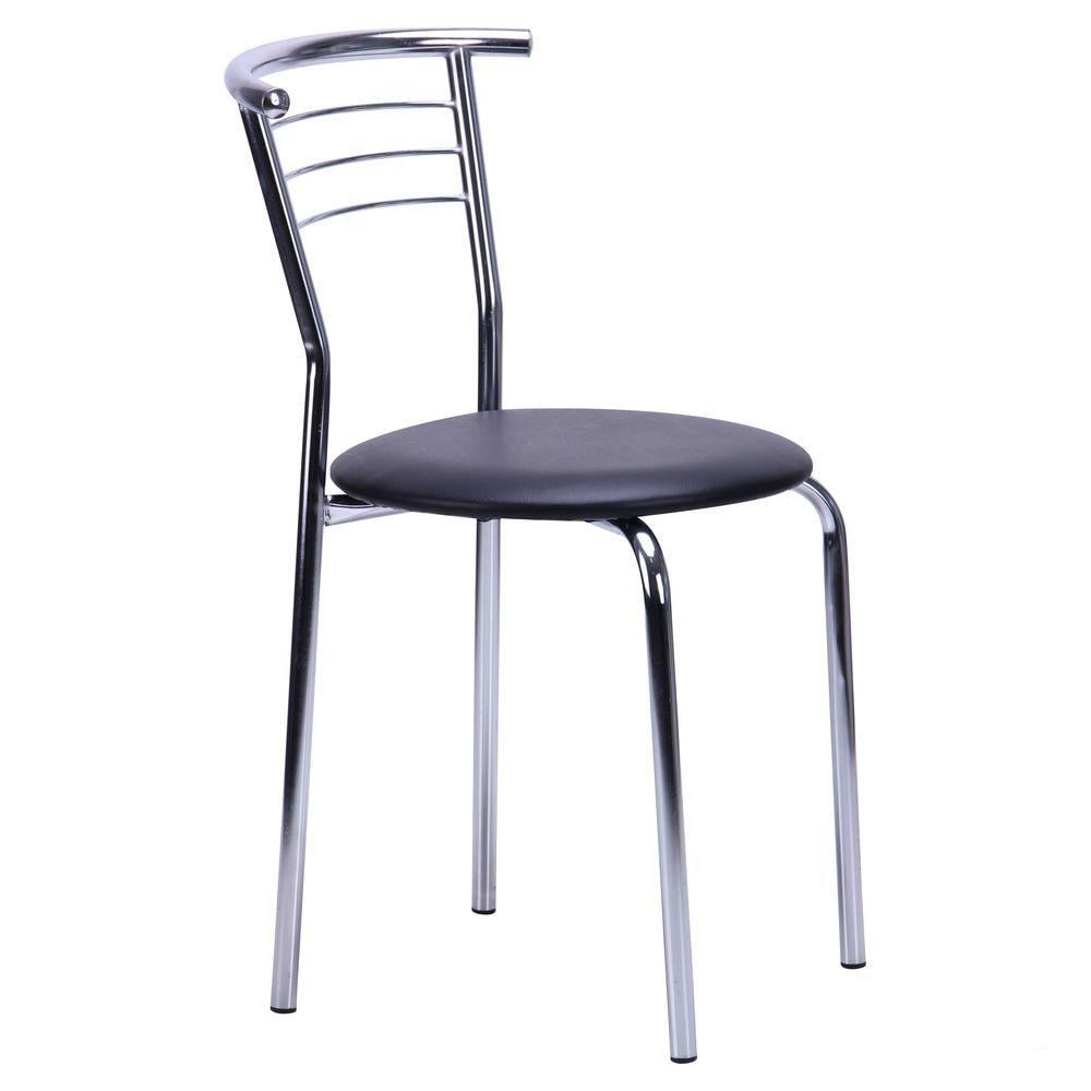 Стілець AMF Маркос шкірозамінник Чорний (050328) - фото 1 Стілець AMF Маркос шкірозамінник Чорний (050328) - фото 1