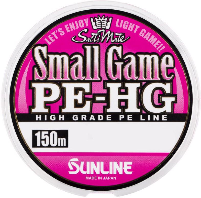 Шнур Sunline Small Game PE-HG 150 м 0,076 мм 1,6 кг Pink (1013-1658.10.31) - фото 1