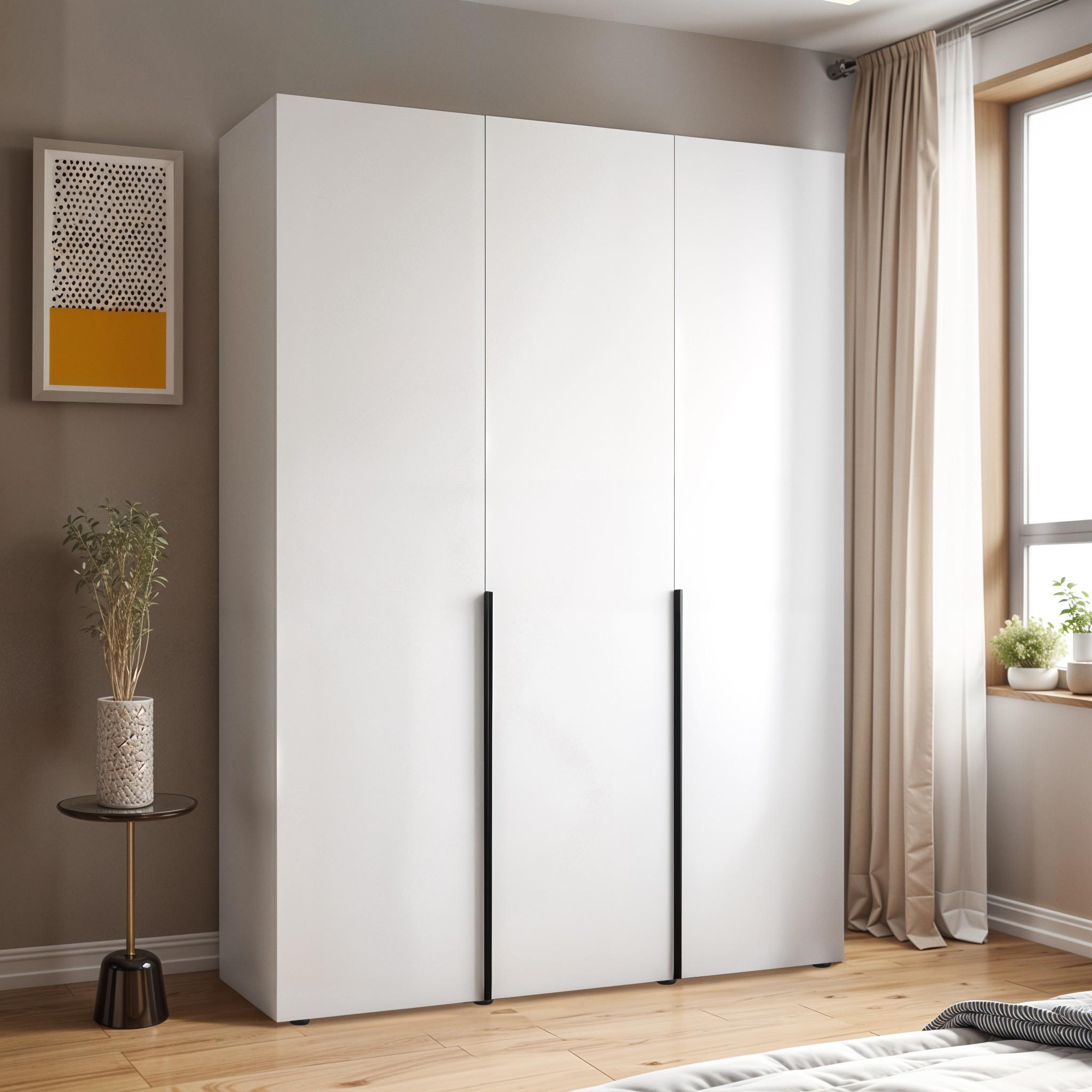 Шкаф со штангой и полками ST-0027 1800х520х2200 мм Белый