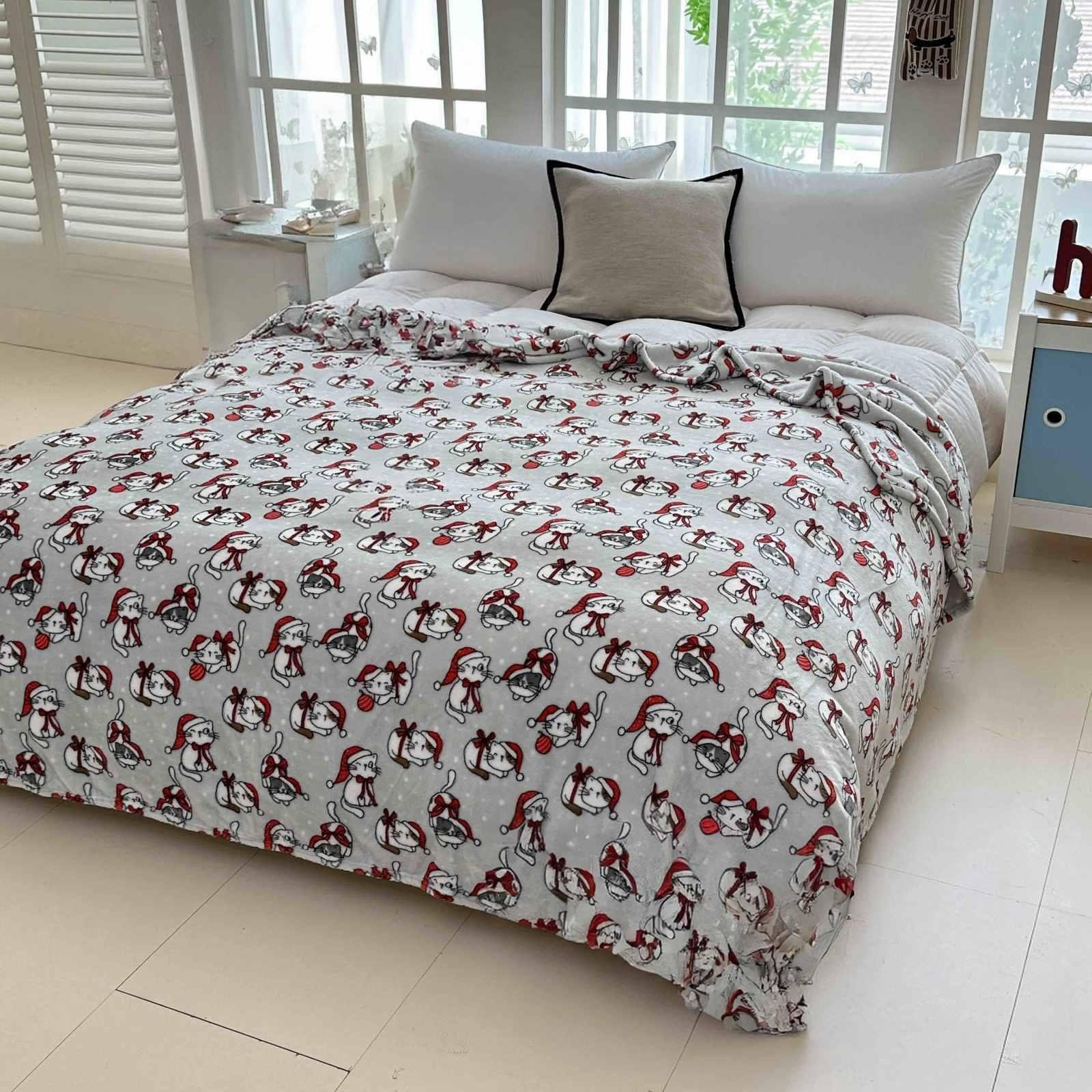 Покривало-плєд Велюр новорічне 200x230 см (22332887)