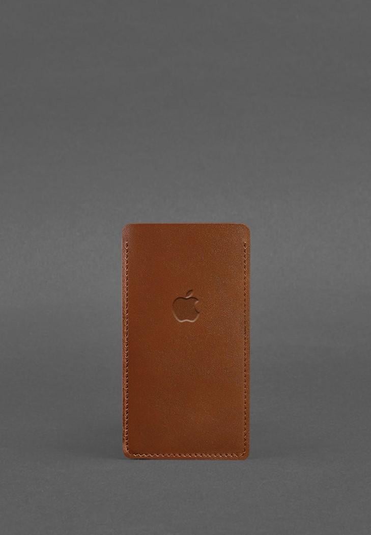 Кожаный чехол для iPhone 12 Светло-коричневый (A-027635) Кожаный чехол для iPhone 12 Светло-коричневый (A-027635)
