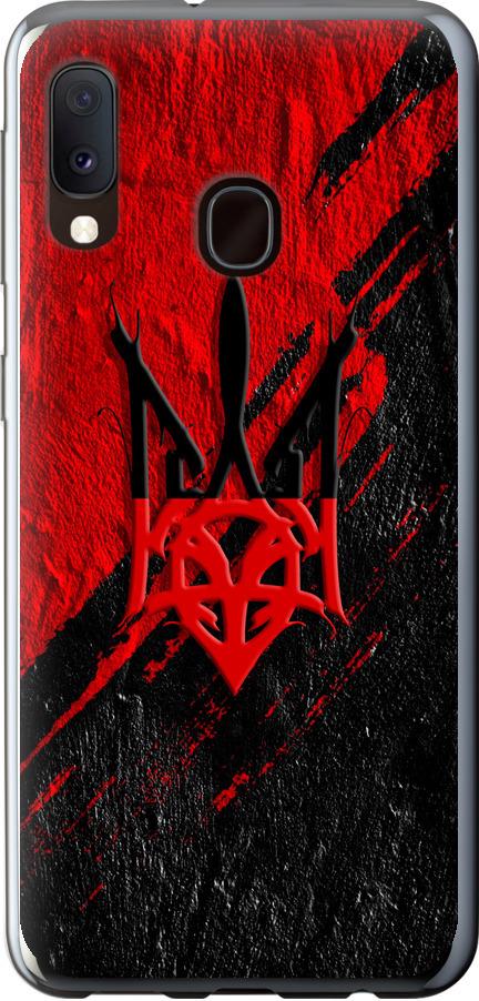 Чехол на Samsung Galaxy A20e A202F Герб v4 (5293u-1709-42517)