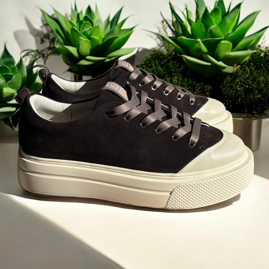 Кроссовки женские MARANDI из натуральной замши р. 37 Коричневый (Z-Shoko-37-коричневый) - фото 3 Кроссовки женские MARANDI из натуральной замши р. 37 Коричневый (Z-Shoko-37-коричневый) - фото 3