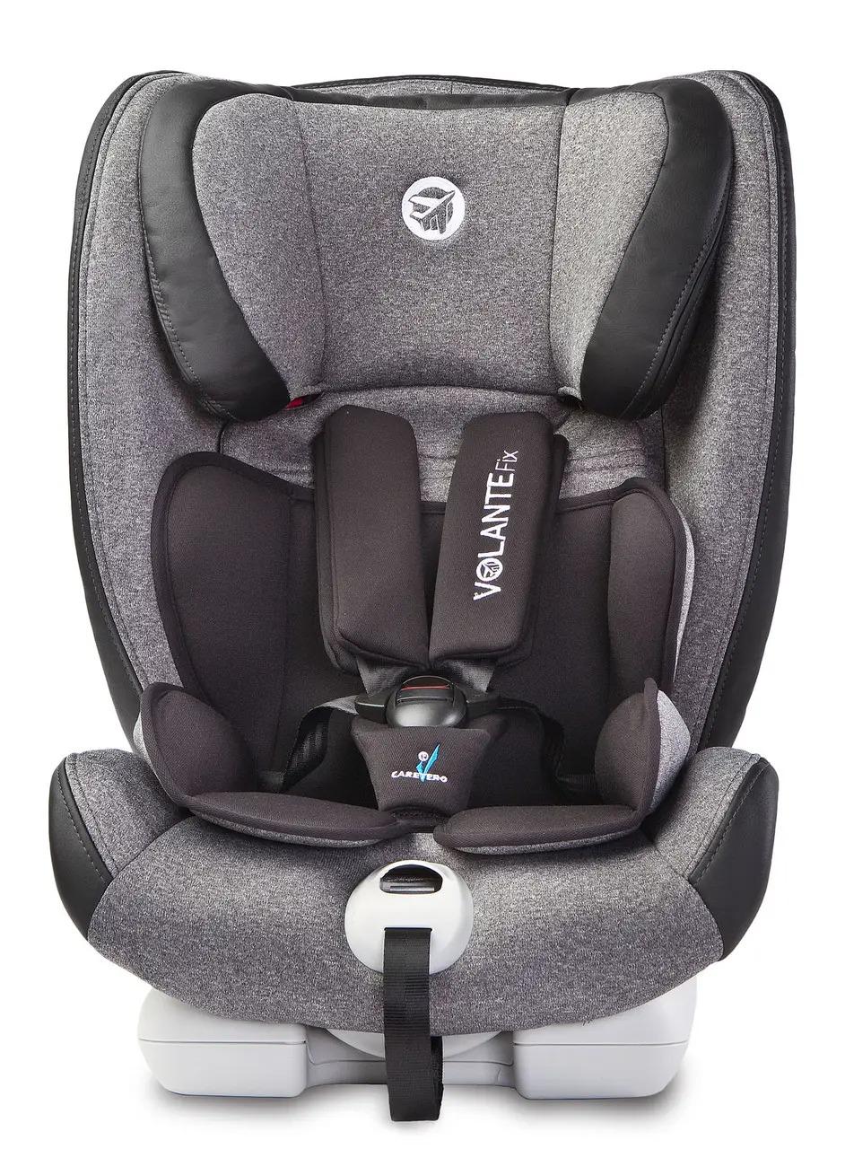 Автокрісло дитяче Caretero Volante Fix Isofix Limited 9-36 кг 78х48х45 см Сірий (127610) - фото 6