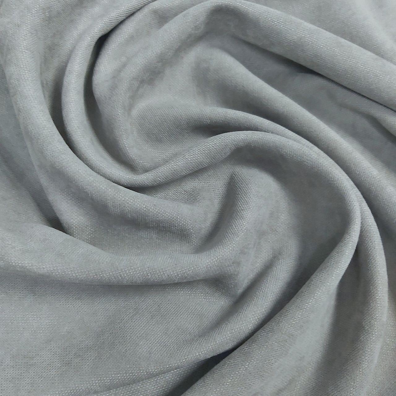 Шторы на тесьме микровелюр 150x250 см 2 шт. Серо-голубой (402525-МТ2/150) - фото 2 Шторы на тесьме микровелюр 150x250 см 2 шт. Серо-голубой (402525-МТ2/150) - фото 2