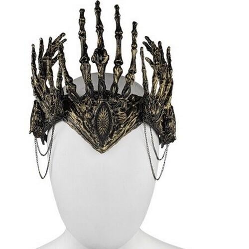 Венок-тиара Ирма SETA Decor 22-342BLK-GL