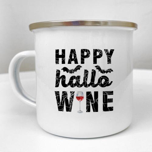 Кружка металлическая Camper "Happy halloWINE" 250 мл (KRM_23S164)