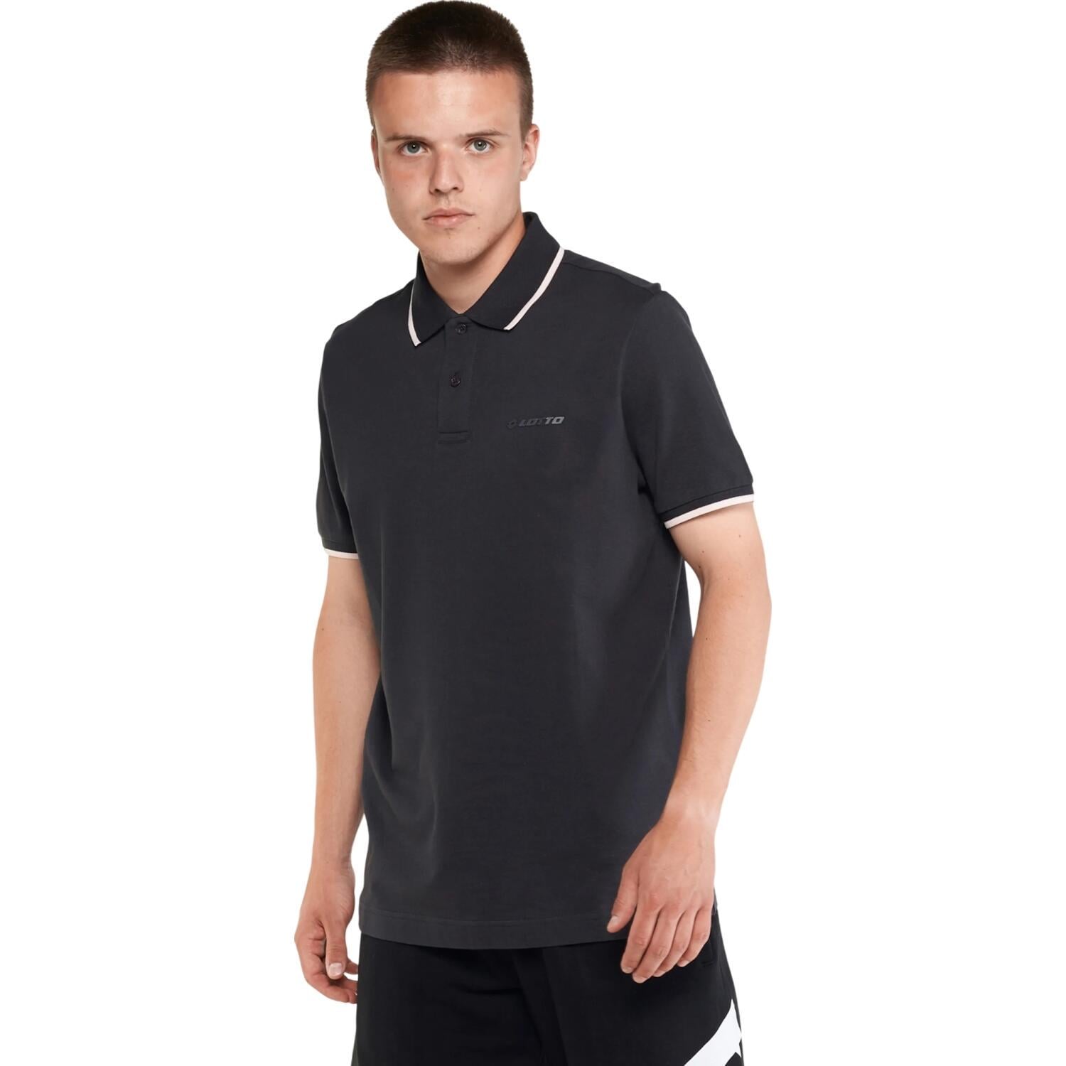 Поло Lotto POLO SANREMO 2XL Сіро-світло-рожевий (222278/D6J)