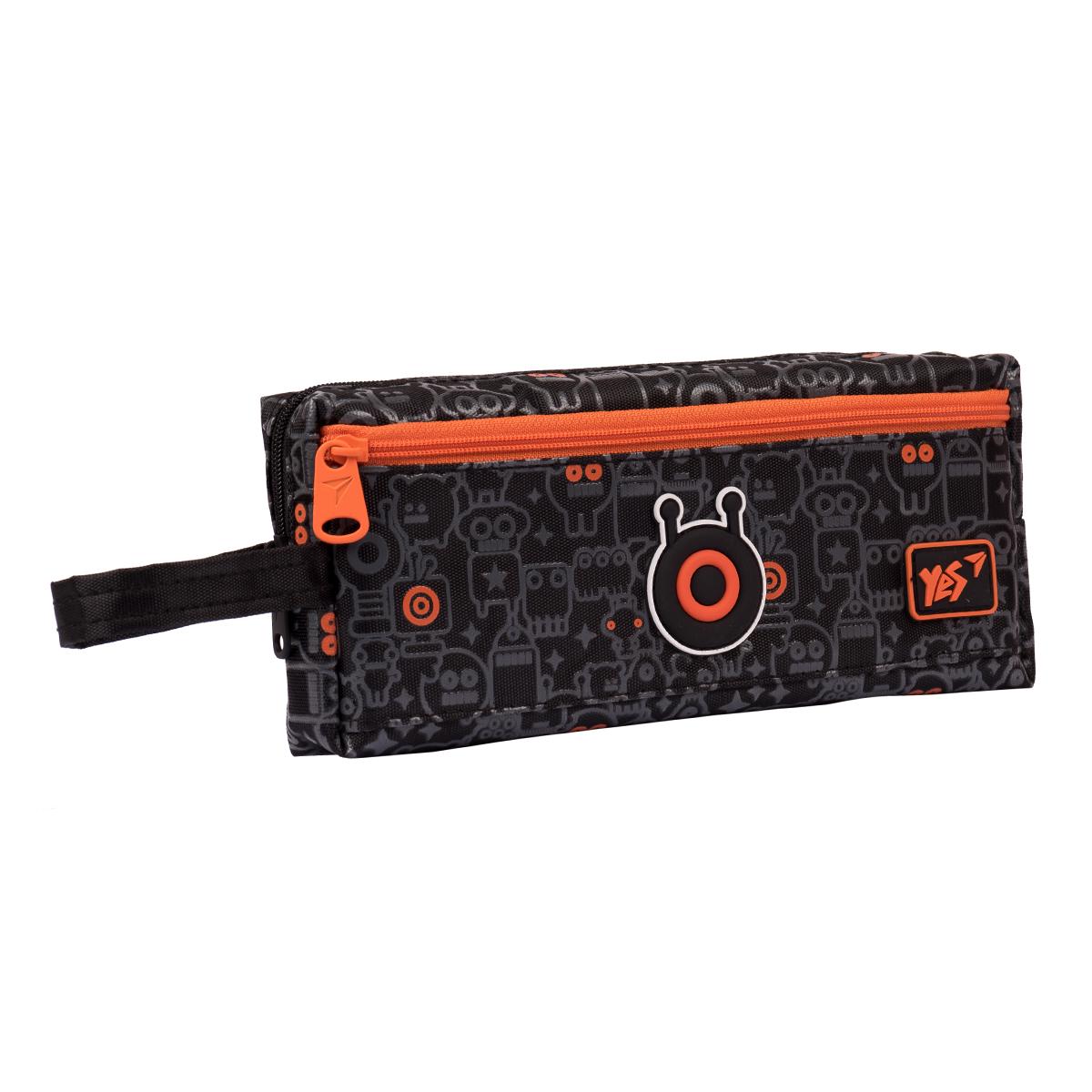 Пенал мягкий YES TP-18 Mechanical monster Черный (533033)