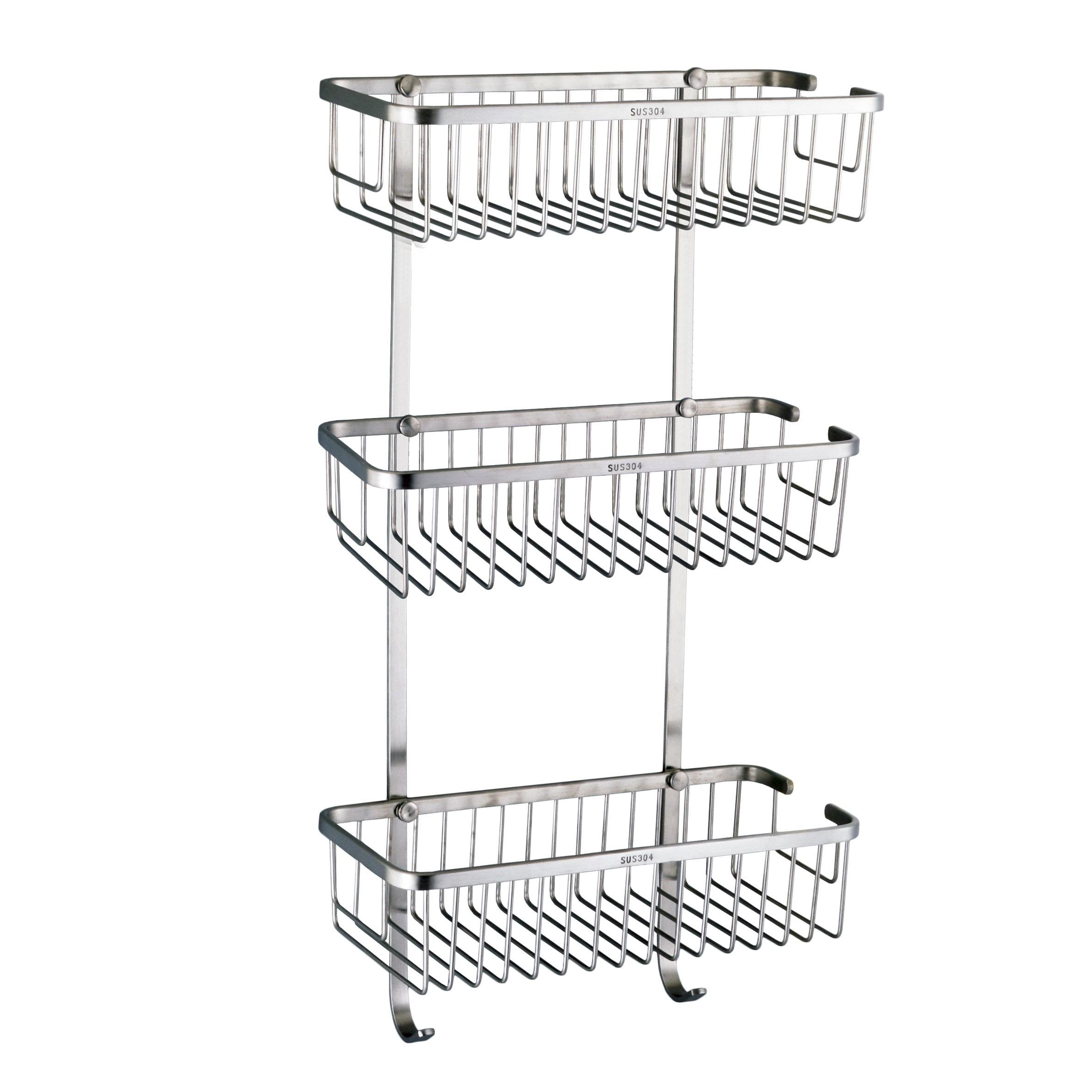 Полиця настінна металева GLOBUS LUX SQ9477 000022206 3-ох ярусна Хром (124466) Полиця настінна металева GLOBUS LUX SQ9477 000022206 3-ох ярусна Хром (124466)