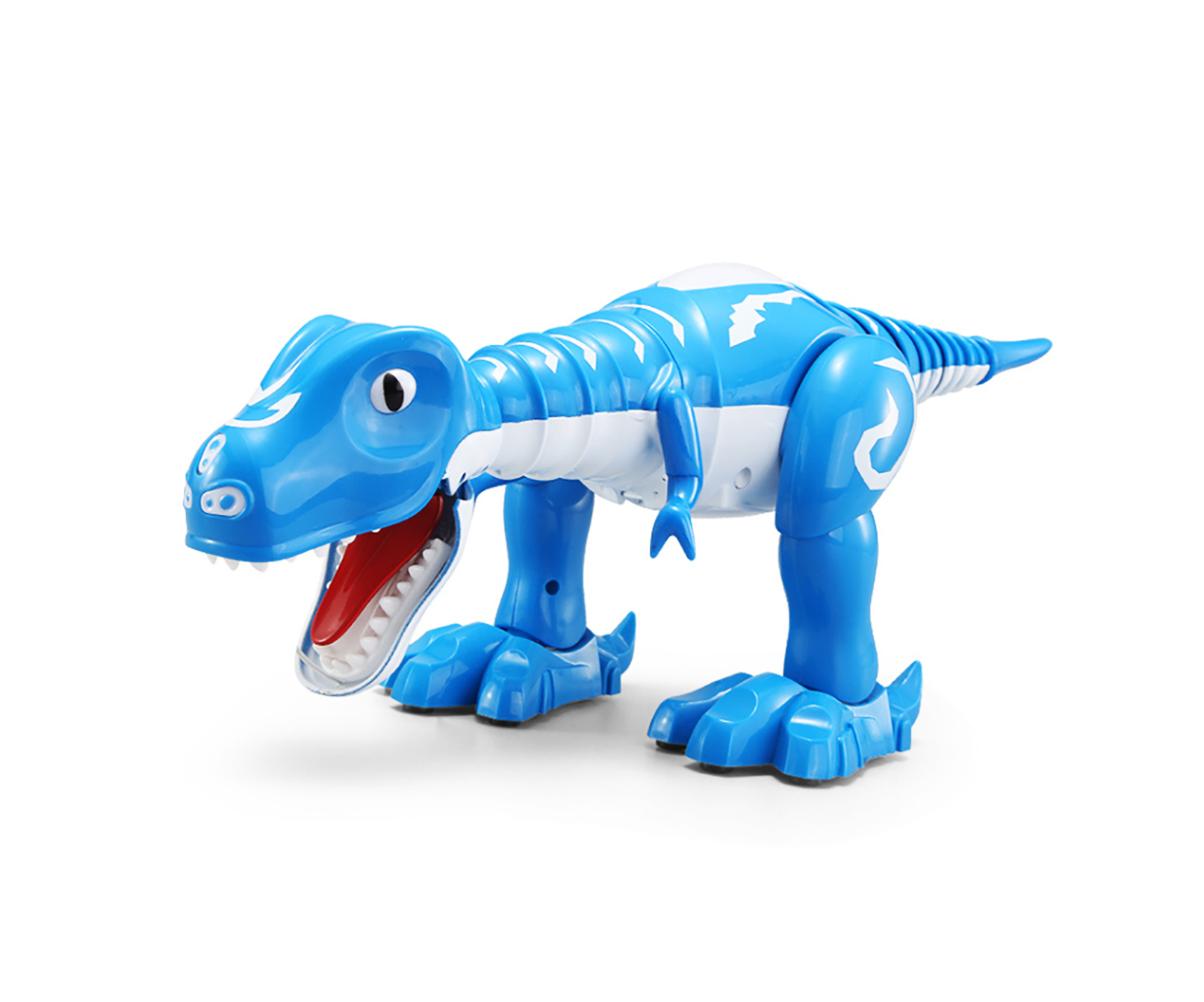 Музыкальный игрушечный динозавр FENG YUAN Cool Dino со световыми и звуковыми эффектами Голубой (SUN8521)