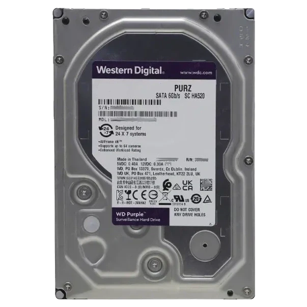 Жорсткий диск Western Digital Purple 3,5″ WD43PURZ 4TB Жорсткий диск Western Digital Purple 3,5″ WD43PURZ 4TB