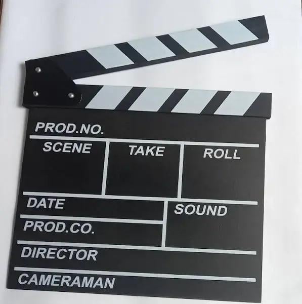 Кинохлопушка большая 30x27 см Черный (27731174)